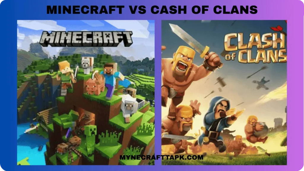 MINECRAFT VS CLASH OF CLANS 