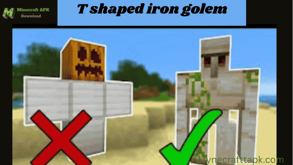 T-shaped iron golem